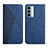 Coque Portefeuille Livre Cuir Etui Clapet Y02X pour Motorola Moto Edge S30 5G Bleu