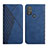 Coque Portefeuille Livre Cuir Etui Clapet Y02X pour Motorola Moto G Power (2022) Bleu