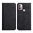 Coque Portefeuille Livre Cuir Etui Clapet Y02X pour Motorola Moto G20 Noir