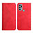 Coque Portefeuille Livre Cuir Etui Clapet Y02X pour Motorola Moto G60s Rouge