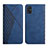 Coque Portefeuille Livre Cuir Etui Clapet Y02X pour Samsung Galaxy A71 5G Bleu