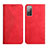Coque Portefeuille Livre Cuir Etui Clapet Y02X pour Samsung Galaxy S20 FE (2022) 5G Rouge