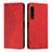 Coque Portefeuille Livre Cuir Etui Clapet Y02X pour Sony Xperia 1 IV Rouge