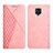 Coque Portefeuille Livre Cuir Etui Clapet Y02X pour Xiaomi Poco M2 Pro Or Rose