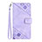 Coque Portefeuille Livre Cuir Etui Clapet Y03B pour Huawei Honor 9X Violet