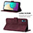 Coque Portefeuille Livre Cuir Etui Clapet Y03B pour Samsung Galaxy M02 Petit