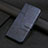 Coque Portefeuille Livre Cuir Etui Clapet Y04X pour Motorola Moto E32s Bleu