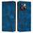 Coque Portefeuille Livre Cuir Etui Clapet Y04X pour OnePlus Ace Pro 5G Bleu Petit
