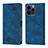 Coque Portefeuille Livre Cuir Etui Clapet Y05B pour Apple iPhone 13 Pro Bleu