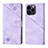 Coque Portefeuille Livre Cuir Etui Clapet Y05B pour Apple iPhone 13 Pro Violet