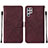 Coque Portefeuille Livre Cuir Etui Clapet Y07B pour Samsung Galaxy S21 Ultra 5G Petit