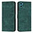 Coque Portefeuille Livre Cuir Etui Clapet Y07X pour Motorola Moto E22S Vert Petit