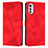 Coque Portefeuille Livre Cuir Etui Clapet Y07X pour Motorola Moto E32 Rouge