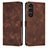 Coque Portefeuille Livre Cuir Etui Clapet Y07X pour Sony Xperia 1 V Marron
