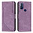Coque Portefeuille Livre Cuir Etui Clapet Y08X pour Motorola Moto G Play Gen 2 Violet