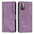 Coque Portefeuille Livre Cuir Etui Clapet Y08X pour Nokia G11 Violet