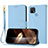 Coque Portefeuille Livre Cuir Etui Clapet Y09X pour Oppo A15 Bleu