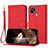 Coque Portefeuille Livre Cuir Etui Clapet Y09X pour Oppo A15 Rouge