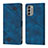 Coque Portefeuille Livre Cuir Etui Clapet YB1 pour Nokia G400 5G Bleu