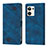 Coque Portefeuille Livre Cuir Etui Clapet YB1 pour Oppo Reno9 Pro+ Plus 5G Bleu