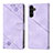 Coque Portefeuille Livre Cuir Etui Clapet YB1 pour Samsung Galaxy A13 5G Violet
