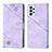 Coque Portefeuille Livre Cuir Etui Clapet YB1 pour Samsung Galaxy A23 4G Violet