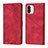 Coque Portefeuille Livre Cuir Etui Clapet YB1 pour Xiaomi Redmi A2 Rouge