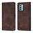 Coque Portefeuille Livre Cuir Etui Clapet YB3 pour Nokia G22 Marron
