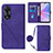 Coque Portefeuille Livre Cuir Etui Clapet YB3 pour Oppo A78 5G Violet