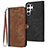 Coque Portefeuille Livre Cuir Etui Clapet YX1 pour Samsung Galaxy S25 Ultra 5G Petit