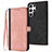 Coque Portefeuille Livre Cuir Etui Clapet YX1 pour Samsung Galaxy S25 Ultra 5G Petit