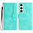 Coque Portefeuille Livre Cuir Etui Clapet YX2 pour Samsung Galaxy S23 5G Vert