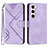 Coque Portefeuille Livre Cuir Etui Clapet YX3 pour Samsung Galaxy S23 Plus 5G Violet