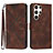 Coque Portefeuille Livre Cuir Etui Clapet YX3 pour Samsung Galaxy S25 Ultra 5G Petit