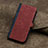 Coque Portefeuille Livre Cuir Etui Clapet YX5 pour Samsung Galaxy S22 Ultra 5G Rouge