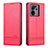 Coque Portefeuille Livre Cuir Etui Clapet YZ1 pour Xiaomi Mi 13T Pro 5G Rose Rouge