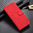 Coque Portefeuille Livre Cuir Etui Clapet YZ6 pour Oppo A58 5G Rose Rouge