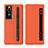 Coque Portefeuille Livre Cuir Etui Clapet ZL1 pour Huawei Honor Magic Vs Ultimate 5G Orange Petit