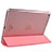 Coque Portefeuille Livre Cuir L01 pour Apple iPad Air Rose Petit