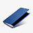 Coque Portefeuille Livre Cuir L01 pour Huawei Mate 9 Bleu Petit