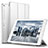 Coque Portefeuille Livre Cuir L02 pour Apple iPad Pro 10.5 Blanc