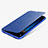 Coque Portefeuille Livre Cuir L02 pour Huawei Nova 2i Bleu Petit