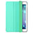 Coque Portefeuille Livre Cuir L05 pour Apple iPad Mini 4 Vert Petit
