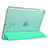 Coque Portefeuille Livre Cuir L05 pour Apple iPad Mini 4 Vert Petit