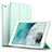 Coque Portefeuille Livre Cuir L06 pour Apple iPad Mini Vert
