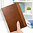 Coque Portefeuille Livre Cuir L06 pour Apple New iPad 9.7 (2018) Marron Petit