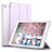 Coque Portefeuille Livre Cuir L07 pour Apple iPad Mini 3 Violet