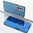 Coque Portefeuille Livre Cuir Miroir Housse Etui Clapet pour Oppo Reno6 Pro+ Plus 5G Petit