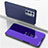 Coque Portefeuille Livre Cuir Miroir Housse Etui Clapet pour Oppo Reno6 Pro+ Plus 5G Petit