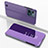 Coque Portefeuille Livre Cuir Miroir Housse Etui Clapet pour Realme C31 Petit